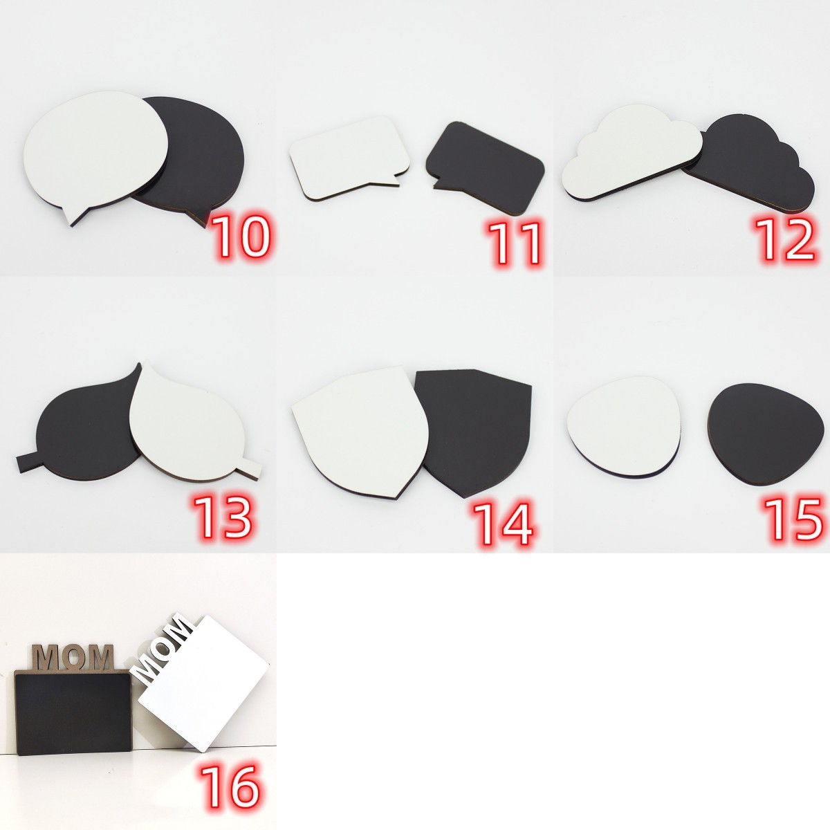 Sublimation Refrigerator Magnet Blanks Wholesale MDF Fridge Magnet