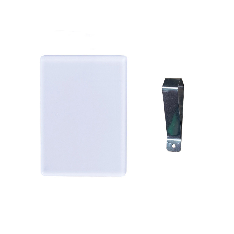 Sublimation Rectangle Car Visor Clip Blanks Wholesale Acrylic Car Decoration