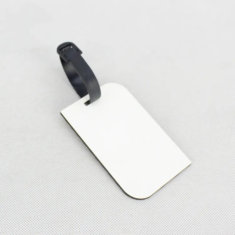 Sublimation Luggage Tag Blanks Wholesale Wood 2 Sides Luggage Tag