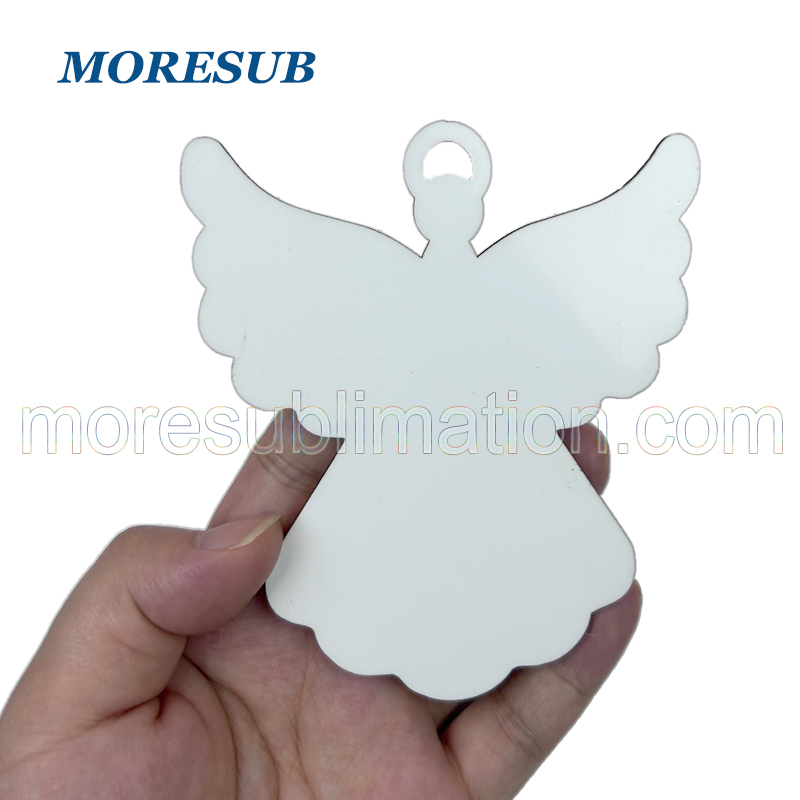 Sublimation Angel Wings Car Hanger Blanks Wholesale Double Sides Printing Car Hanger
