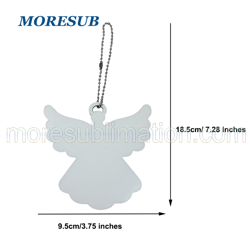 Sublimation Angel Wings Car Hanger Blanks Wholesale Double Sides Printing Car Hanger
