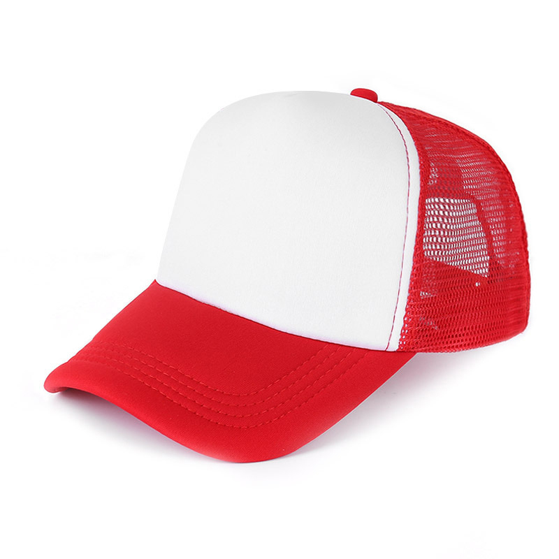 Sublimation Baseball Cap Blanks Wholesale Trucker Cap For Adult