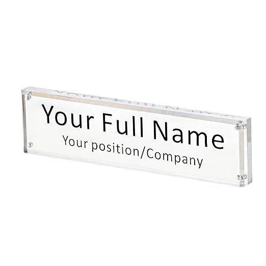 Sublimation 3D Name Plate Blanks Wholesale Mini Photo Frame