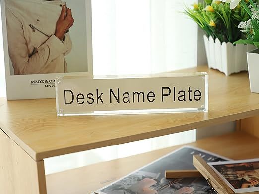 Sublimation 3D Name Plate Blanks Wholesale Mini Photo Frame