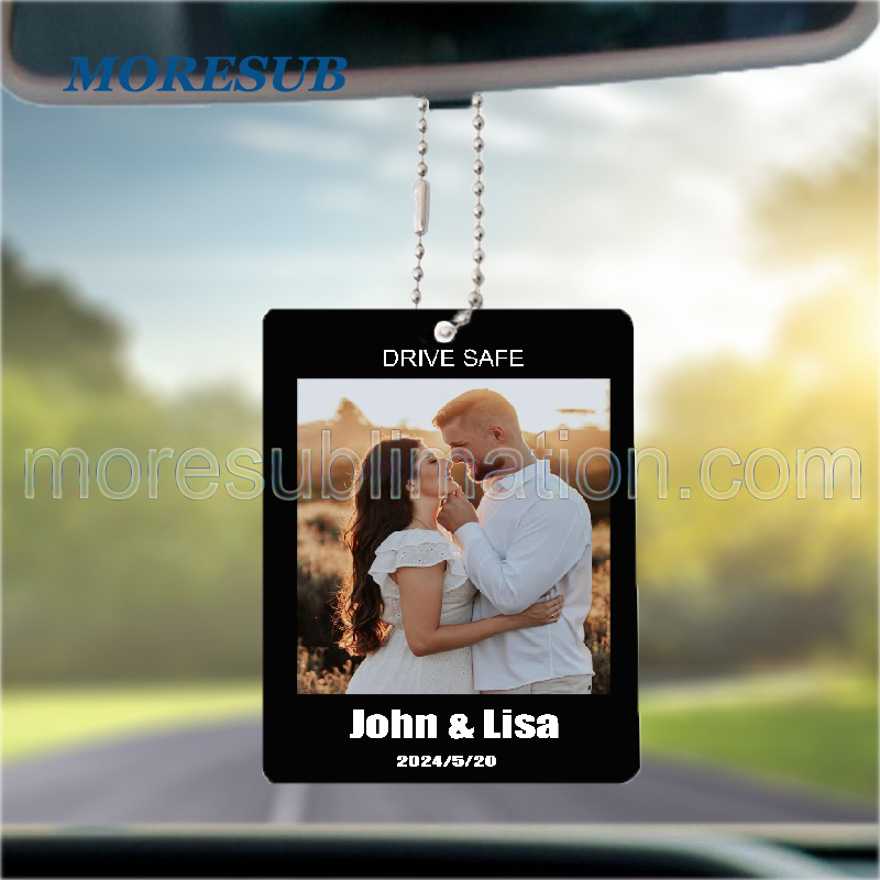 Sublimation Car Hanger Blanks Wholesale Mini Photo Frame Hanger