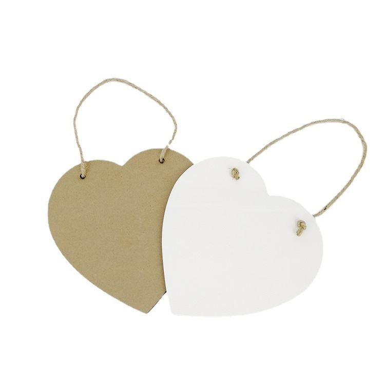 Sublimation Heart MDF Door Plate Blanks Wholesale Door Hanger