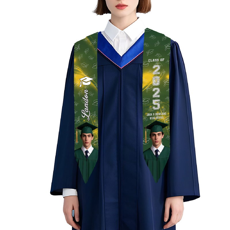 Sublimation Graduation Stole Blanks 72" 68" 62" 60" Polyester Stole For Adult