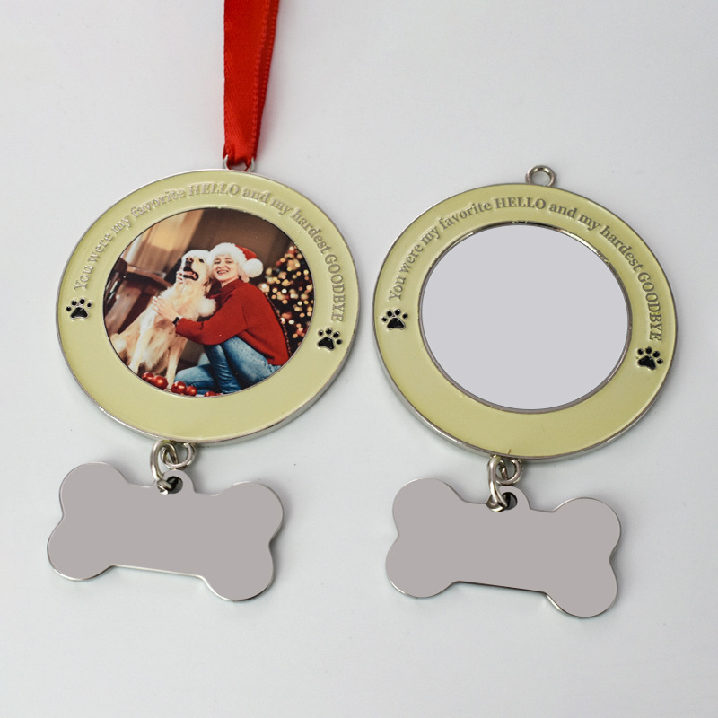 Sublimation Christmas Ornament Blanks Wholesale " You were my favorite HELLO and my hardest GOODBYE" Laser Ornament