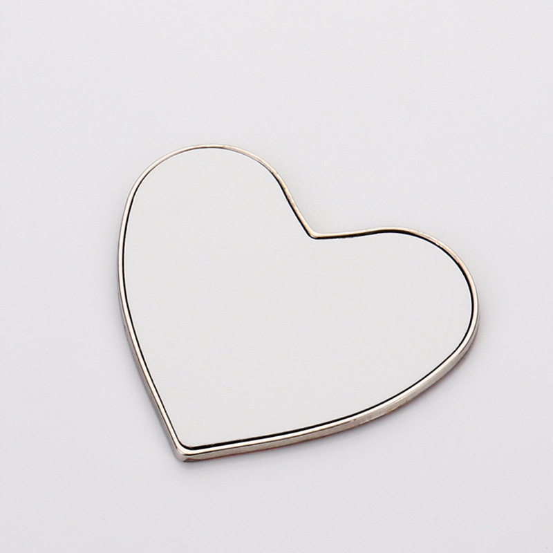 Sublimation Fridge Magnet Blanks Wholesale Metal Round Heart Square Shapes Fridge Magnet