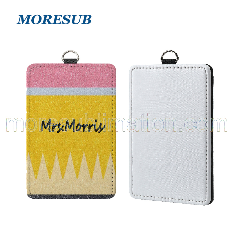Sublimation ID Card Holder Blanks Wholesale Card Holder With Lanyard