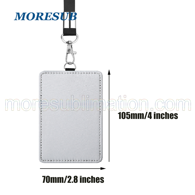 Sublimation ID Card Holder Blanks Wholesale Card Holder With Lanyard