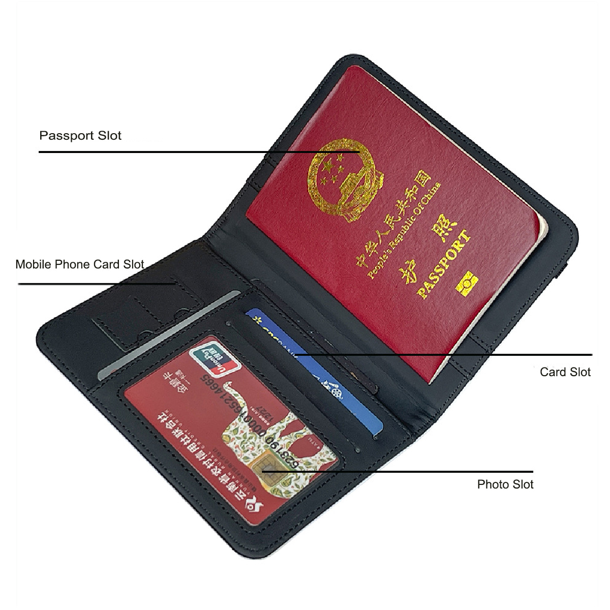 Sublimation Passport Cover Blanks Wholesale PU Leather Passport Holder
