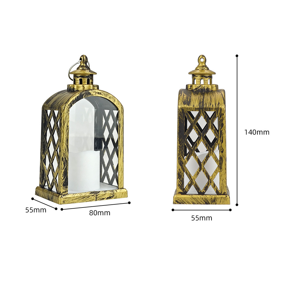 Sublimation LED Christmas Lantern Light Blanks Wholesale Xmas Night Light