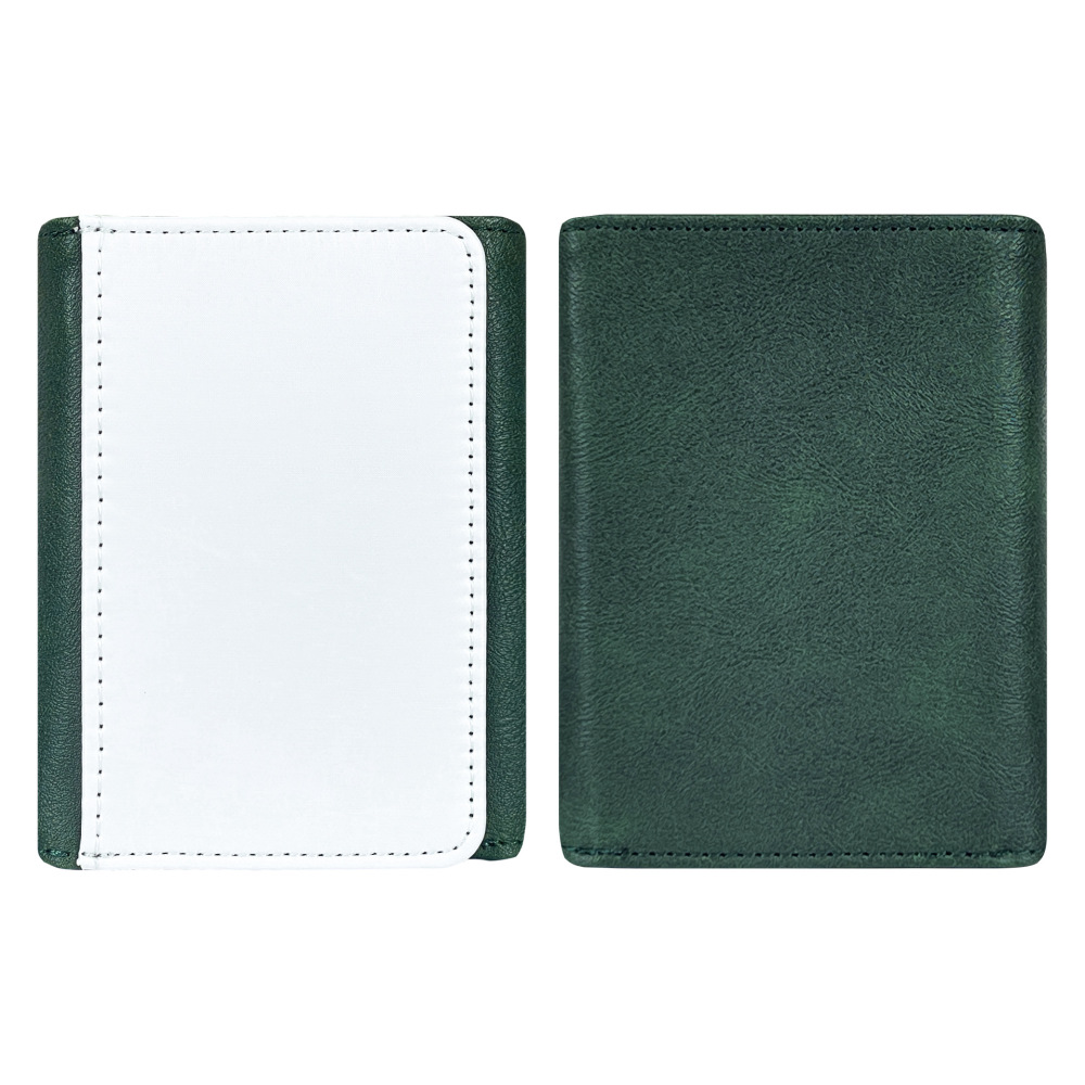 Sublimation Three-fold Wallet Blanks Wholesale PU Leather Wallets