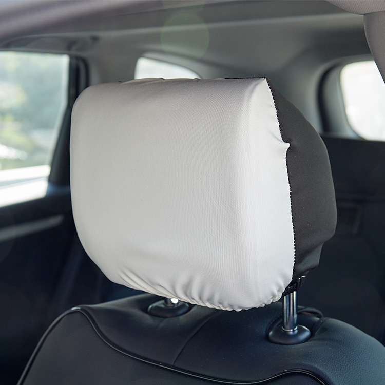 Sublimation Car Head Rest Seat Cover Blanks Wholesale Polyester Car Headrest Covers