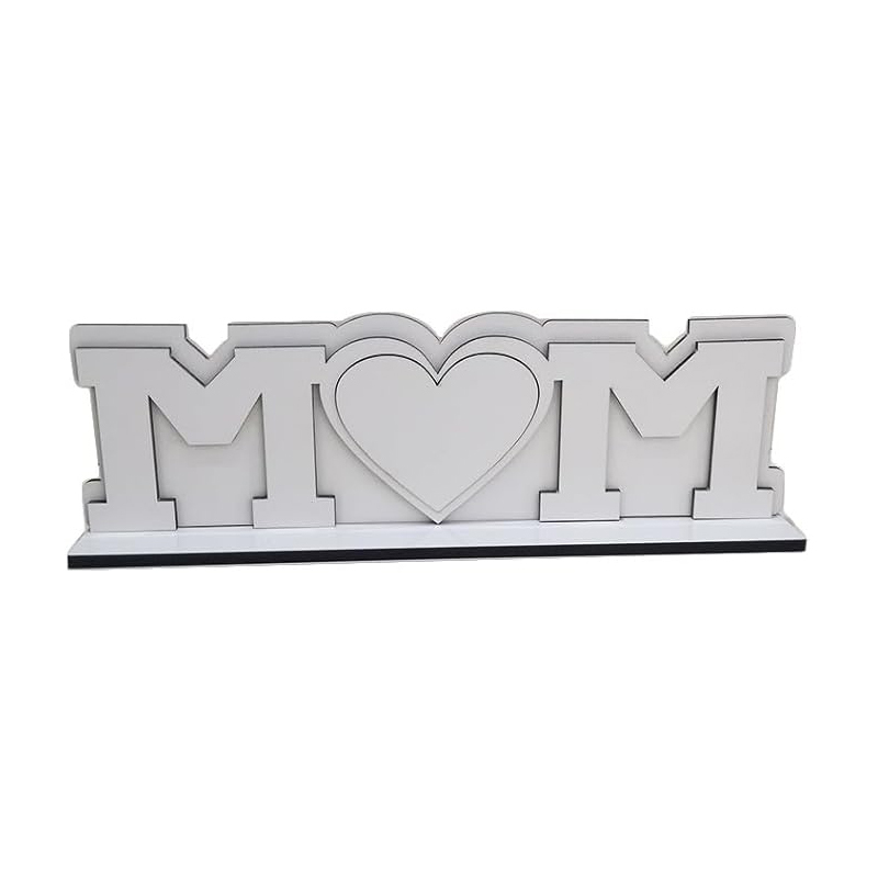 Sublimation MDF MOM Photo Frame Blanks Wholesale MOM Picture Frame