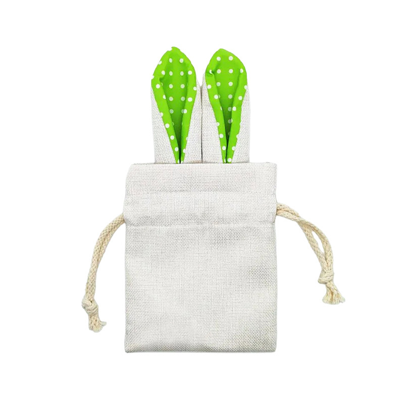 Sublimation Bunny Bag Blanks Wholesale Linen Bag For Easter