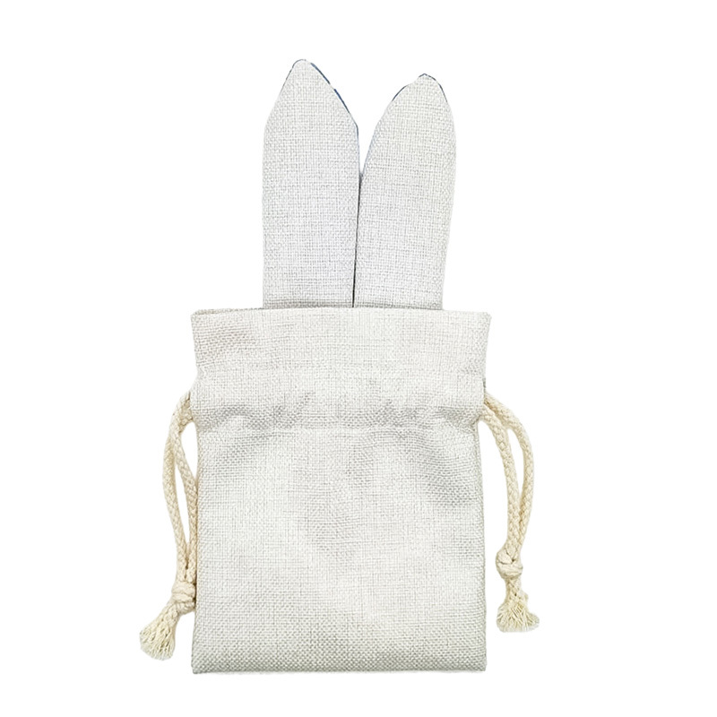 Sublimation Bunny Bag Blanks Wholesale Linen Bag For Easter