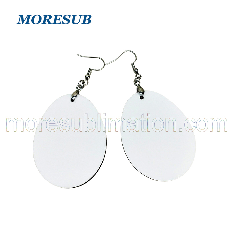 Sublimation Egg Earring Blanks Wholesale MDF Wood Egg Easter Earring