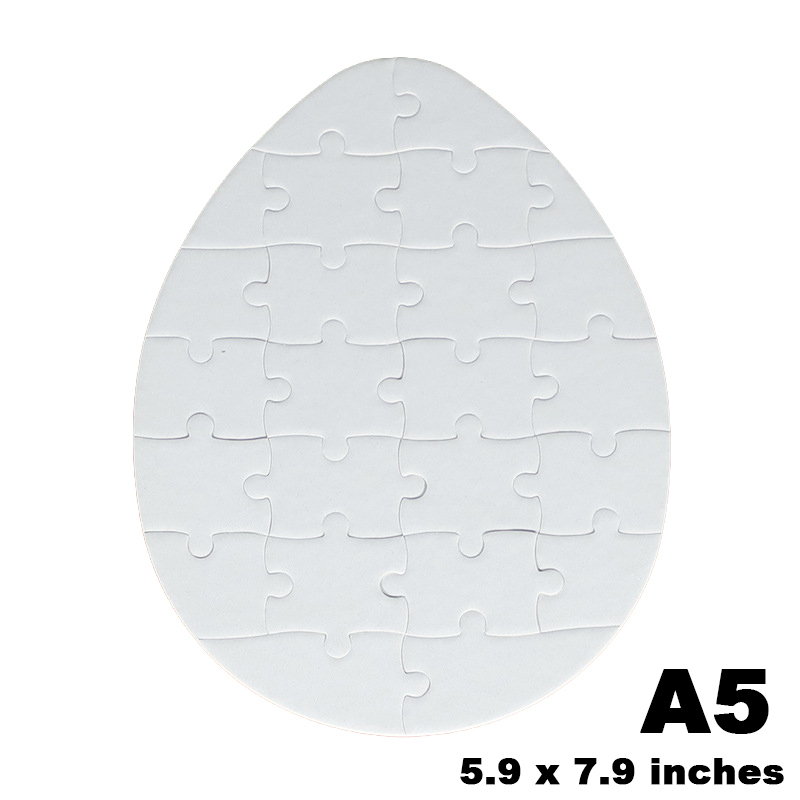 Sublimation Egg Shape Puzzle Blanks Wholesale Easter Puzzle