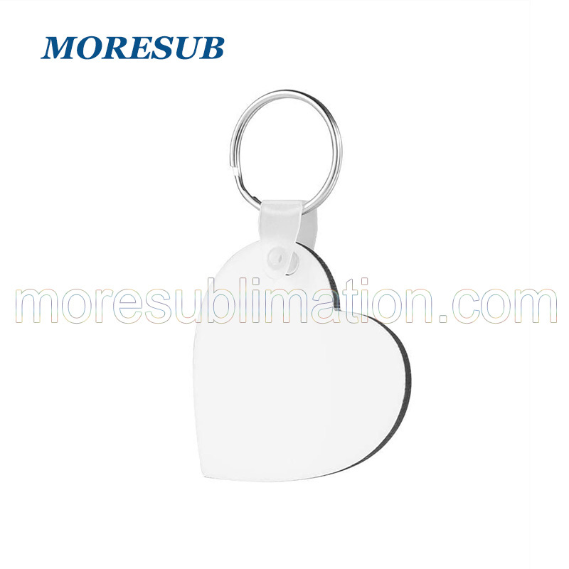Sublimation Heart Keychain Blanks Wholesale MDF Wood Keychain