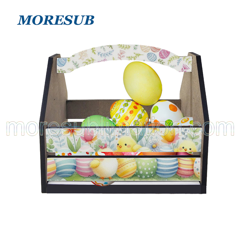 Sublimation MDF Basket Blanks Wholesale Mini Holiday Decoration Basket
