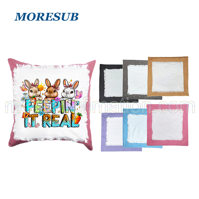Sublimation 16 INCHES Linen Pillow Case Blanks Wholesale Patch Pillow Cover