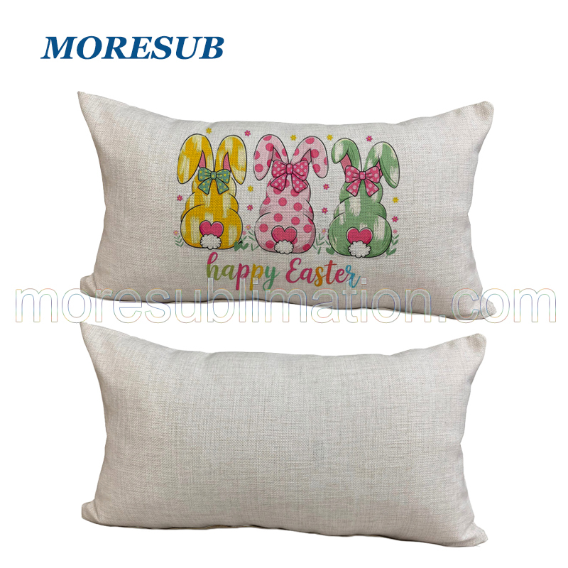 Sublimation Rectangle Pillow Case Wholesale Linen Pillow Cover