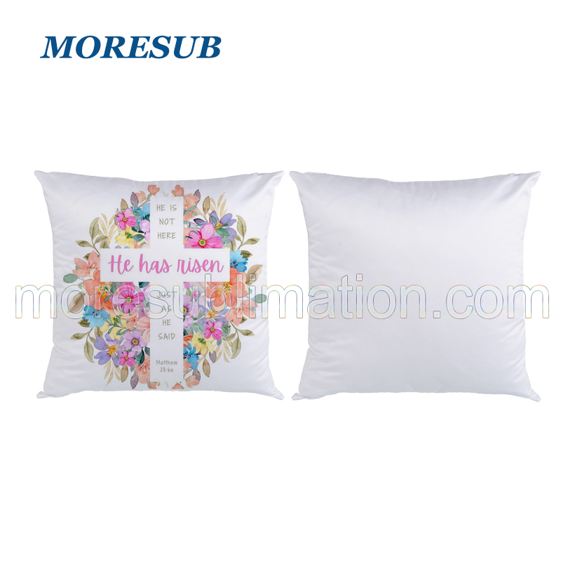 Sublimation Peach Skin Velvet White Pillow Case Blanks 16 INCHES Wholesale Pillow Cover