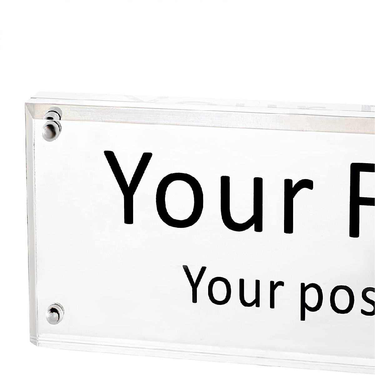 Sublimation 3D Name Plate Blanks Wholesale Mini Photo Frame