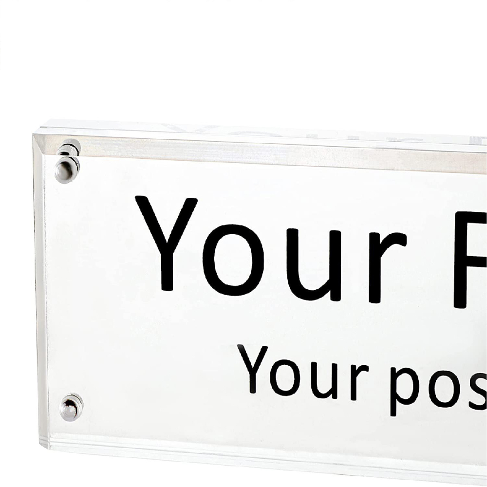 Sublimation 3D Name Plate Blanks Wholesale Mini Photo Frame