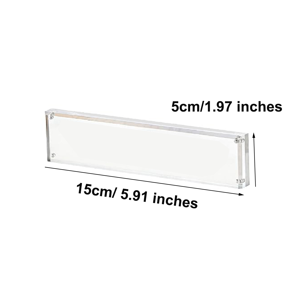 Sublimation 3D Name Plate Blanks Wholesale Mini Photo Frame