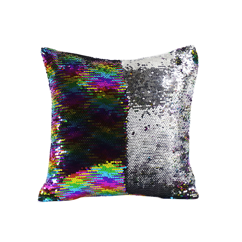 Sublimation Flip Sequin Pillow Cover Blanks Wholesale 16 INCHES Pillow Case