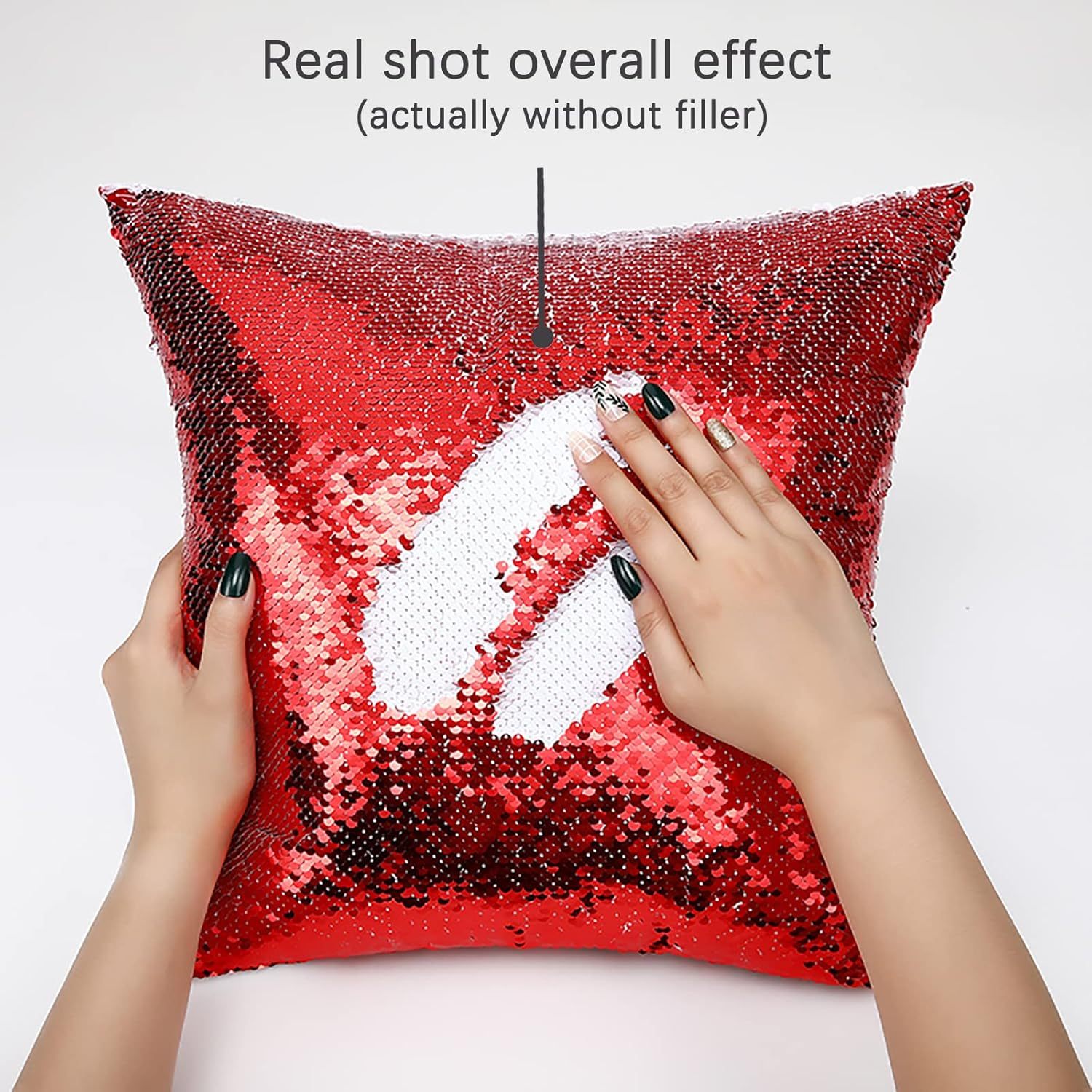 Sublimation Flip Sequin Pillow Cover Blanks Wholesale 16 INCHES Pillow Case