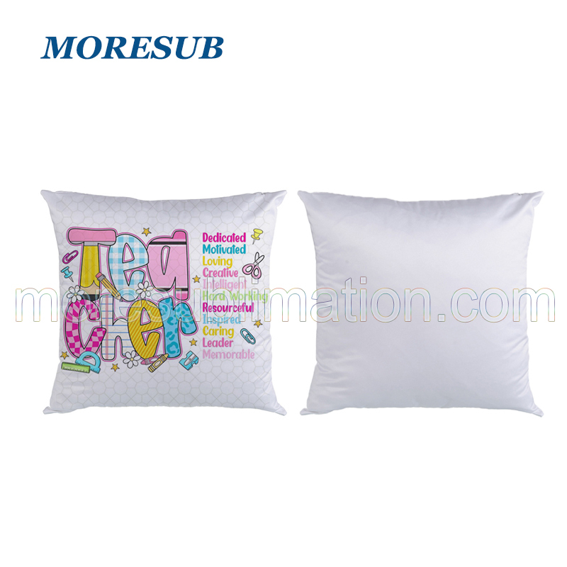 Sublimation Peach Skin Velvet White Pillow Case Blanks 16 INCHES Wholesale Pillow Cover
