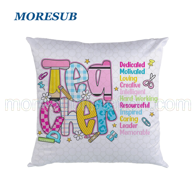 Sublimation Peach Skin Velvet White Pillow Case Blanks 16 INCHES Wholesale Pillow Cover