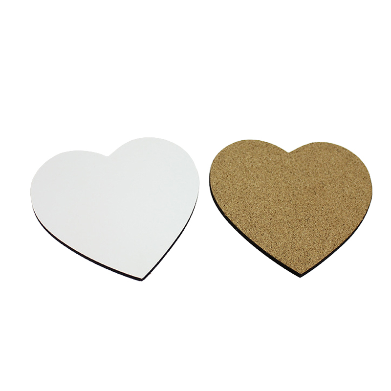 Sublimation Heart Coaster Blanks Wholesale MDF Wood Coaster