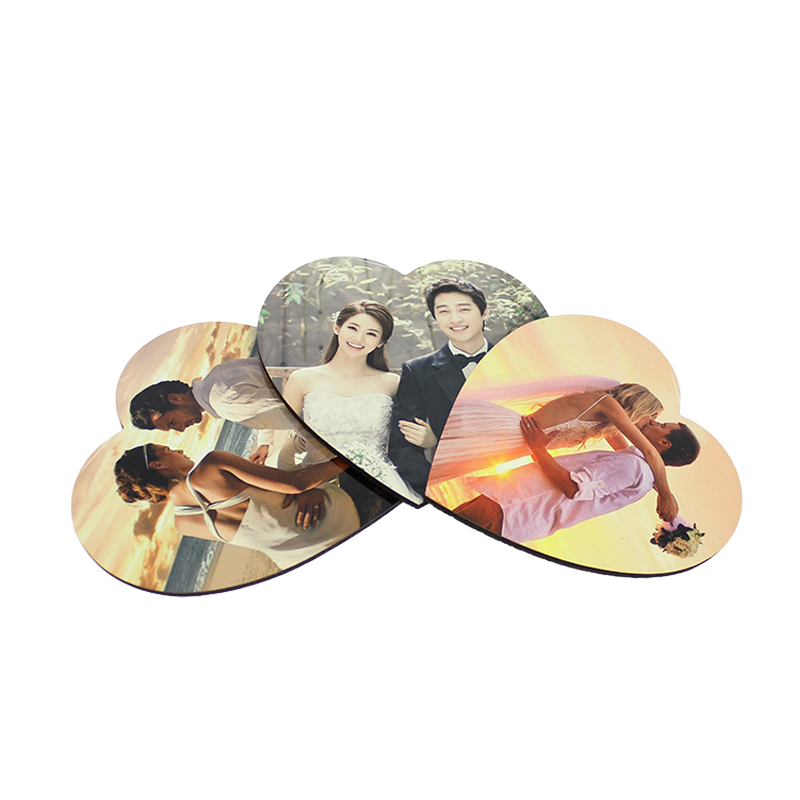 Sublimation Heart Coaster Blanks Wholesale MDF Wood Coaster