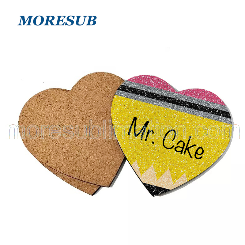 Sublimation Heart Coaster Blanks Wholesale MDF Wood Coaster