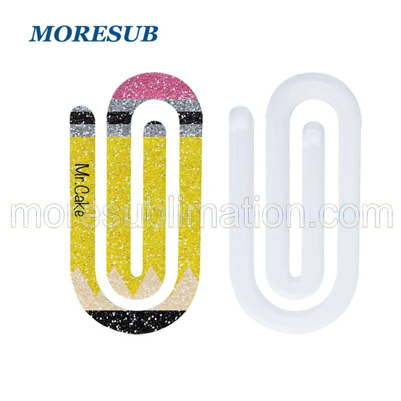 Sublimation Giant Paperclip Blank Jumbo Paper Clips Acrylic Bookmark Clip