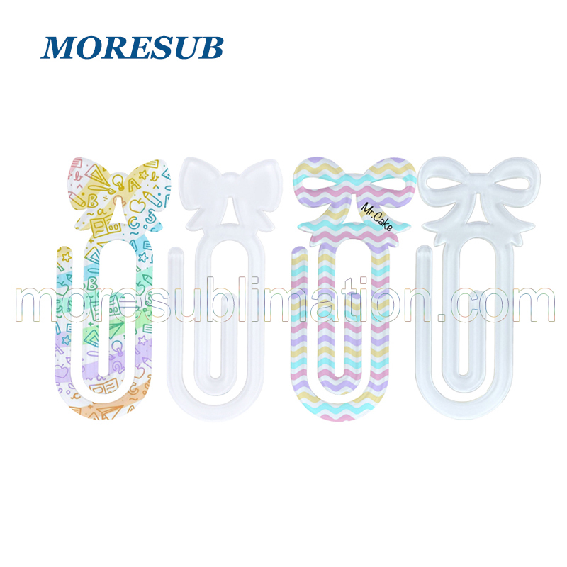 Sublimation Bow Paper Clip Blanks Wholesale Jumbo Paperclip