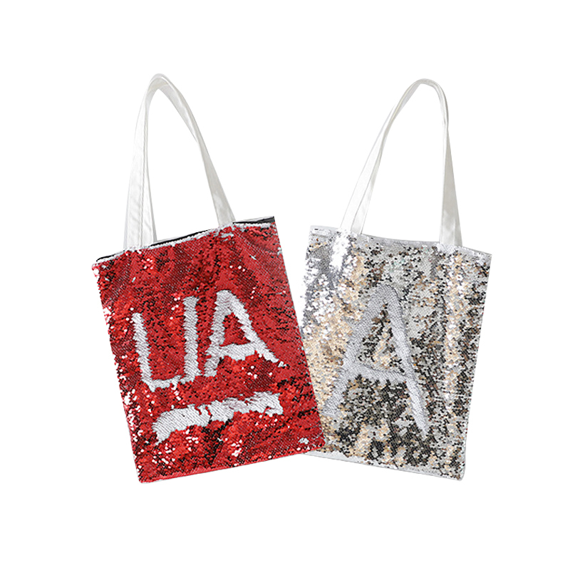 Sublimation Sequin Tote Bag Blanks Wholesale Shoulder Bag