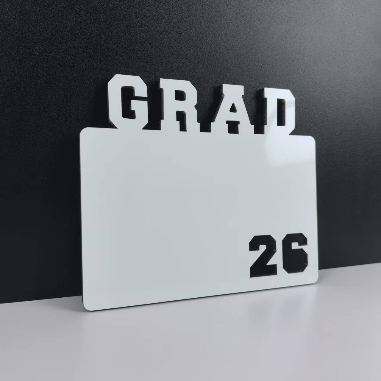 Sublimation 2026 Grad Photo Frame Blanks Wholesale MDF Wood Photo Frame