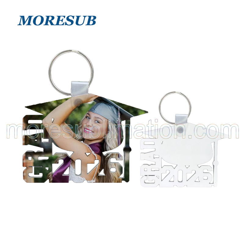 Sublimation 2026 Keychain Blanks Wholesale Graduation MDF Keychain