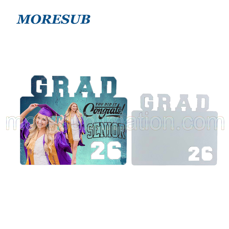Sublimation 2026 Grad Photo Frame Blanks Wholesale MDF Wood Photo Frame