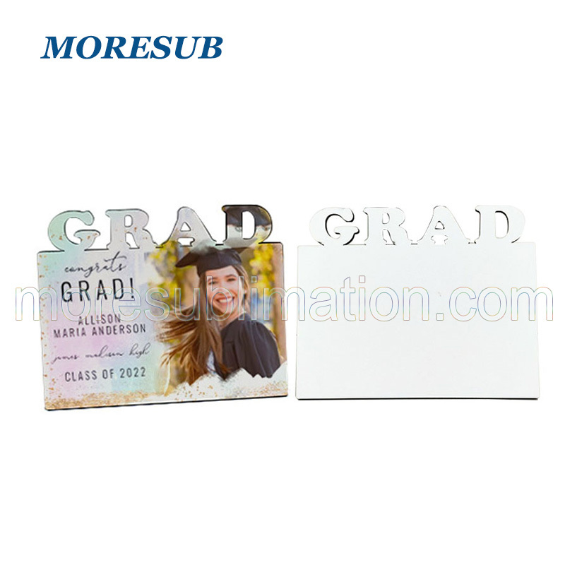 Sublimation Grad Photo Frame Blanks Wholesale MDF Plaque