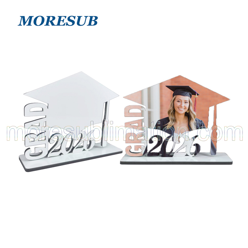 Sublimation MDF GRAD 2026 Photo Frame Blanks 6.9 x 6.5 INCHES Photo Panel For Graduation