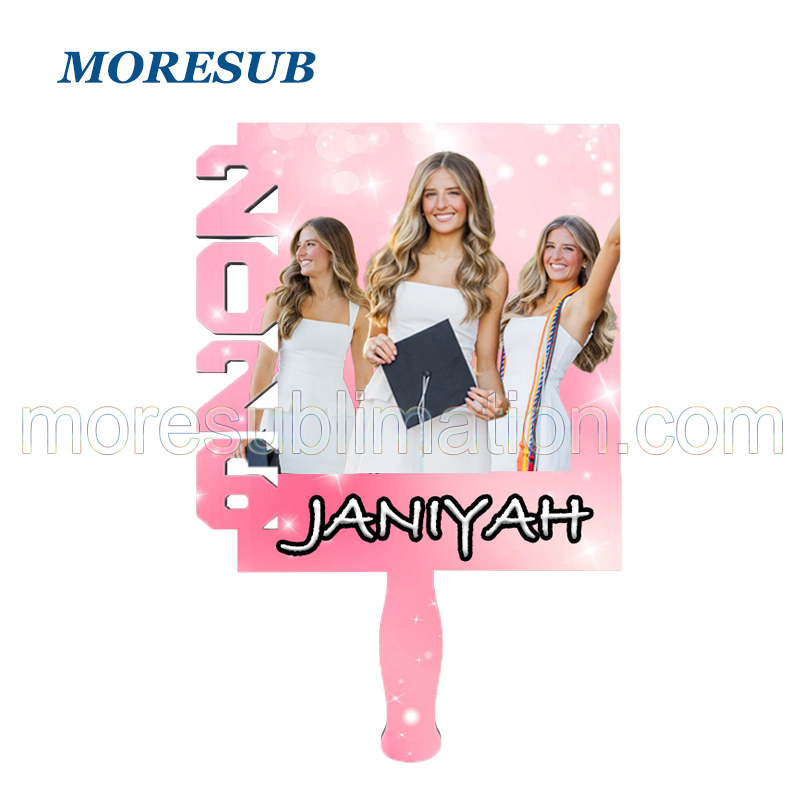 2026 Sublimation Fan Blanks MDF 8 x 11.8 INCHES Graduation Fan