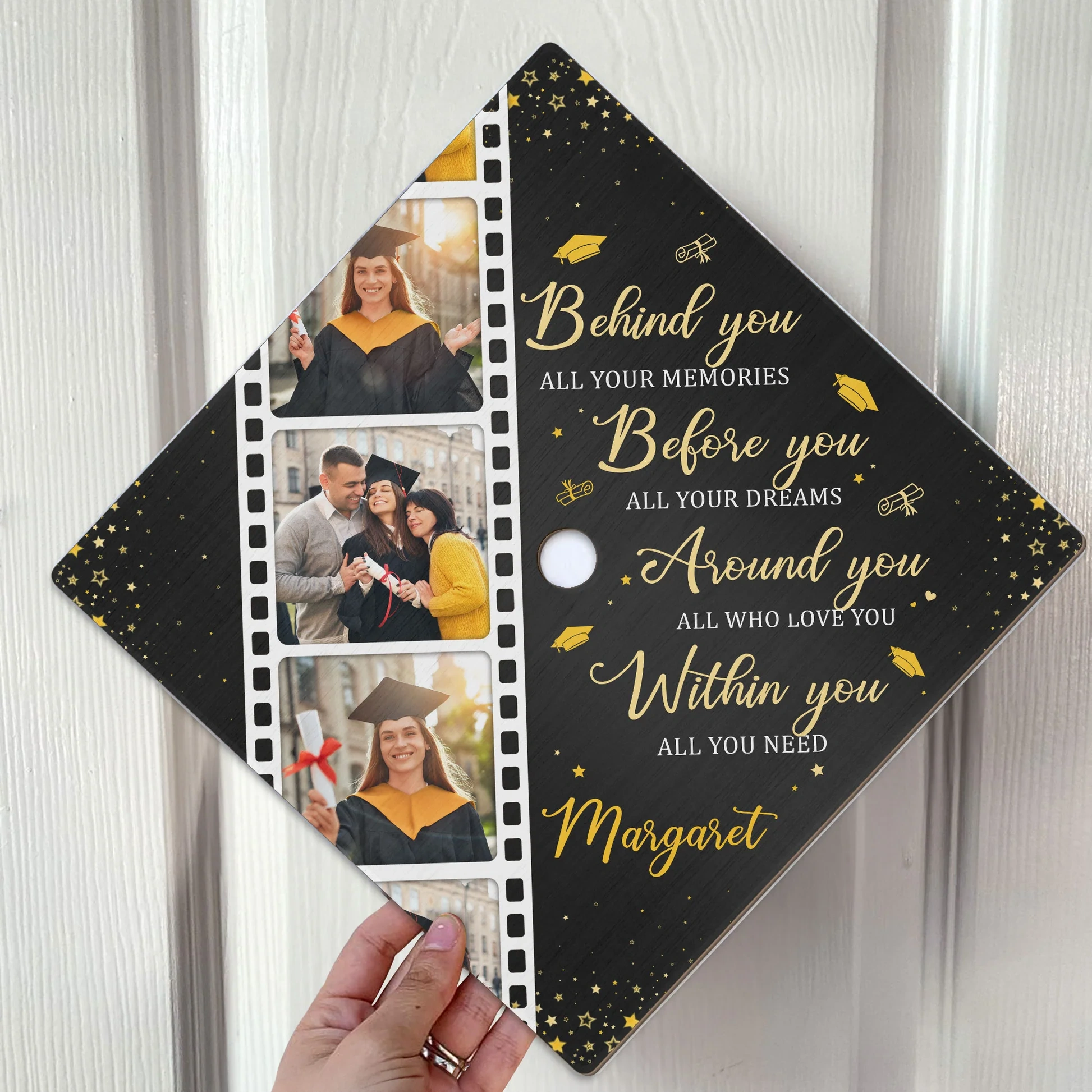 Sublimation MDF Bachelor Hat Topper With Adhesive