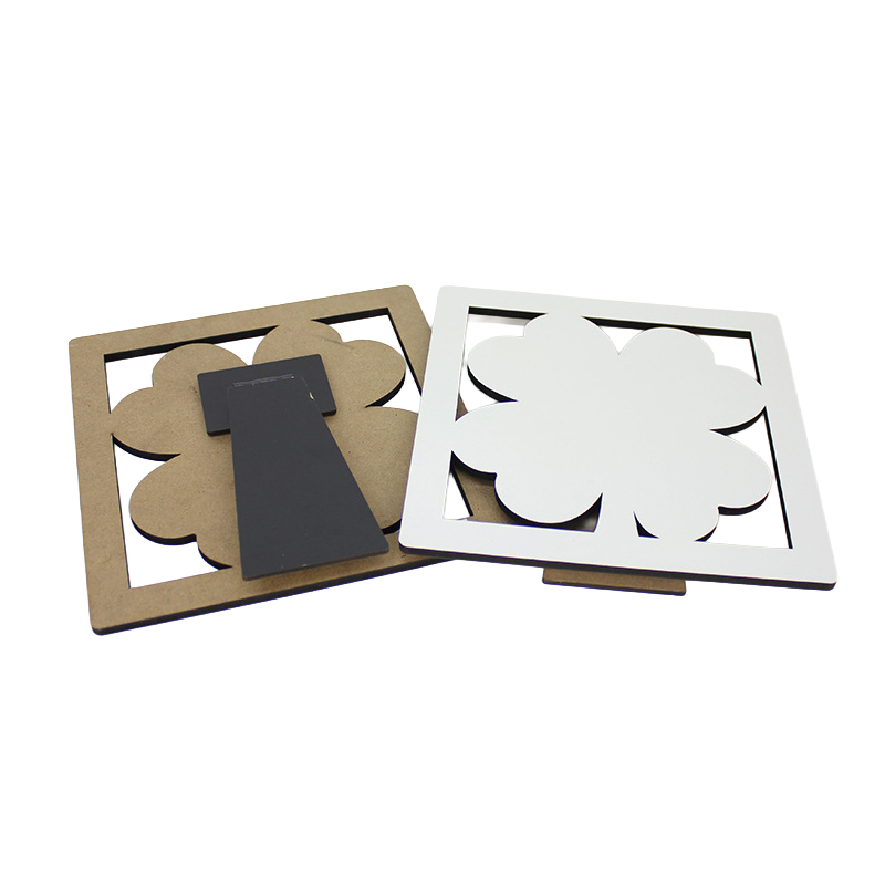 Sublimation Four Leaf Photo Frame Blanks Wholesale Wood Photo Frame